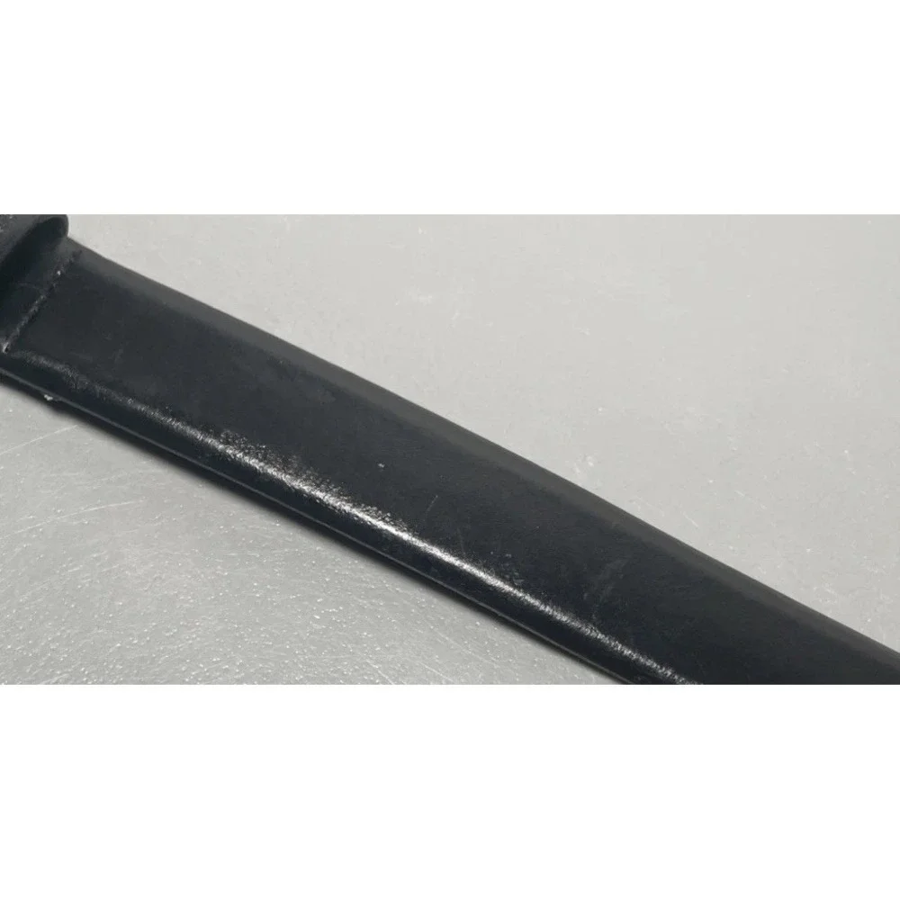 Hugo Boss Men's Black Leather Dress Belt Size 44‎